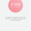 D-SIGN by Dionne – Visitekaartjes staand template